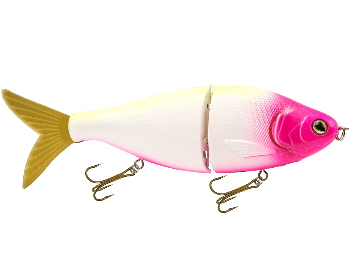 Livingston Lures Swimbait Pink Lemonade / Perch Sound Viper 8"