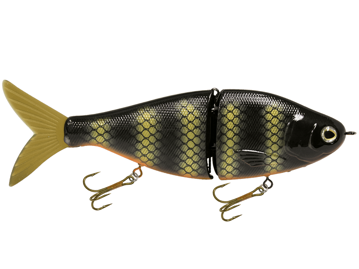 Livingston Lures Swimbaits Black Perch / Perch Sound Viper 6"