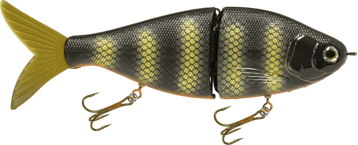Livingston Lures Swimbaits Black Perch / Perch Sound Viper 8"