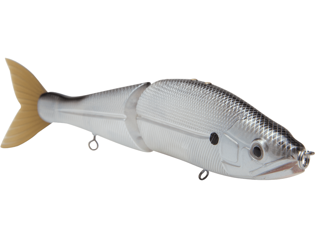 Livingston Lures Swimbaits Black Silver Shiner B Venom 6"