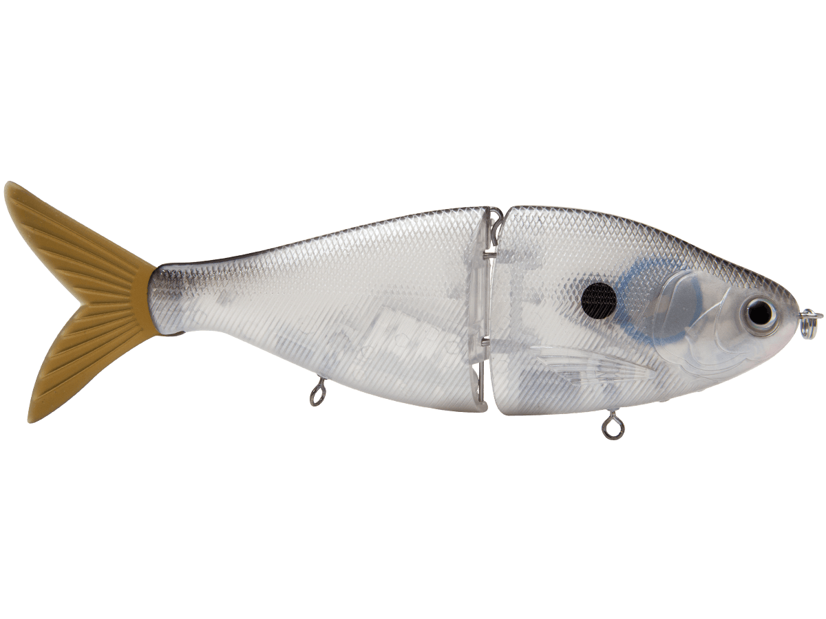 Livingston Lures Swimbaits Black Silver Shiner B Viper 8"
