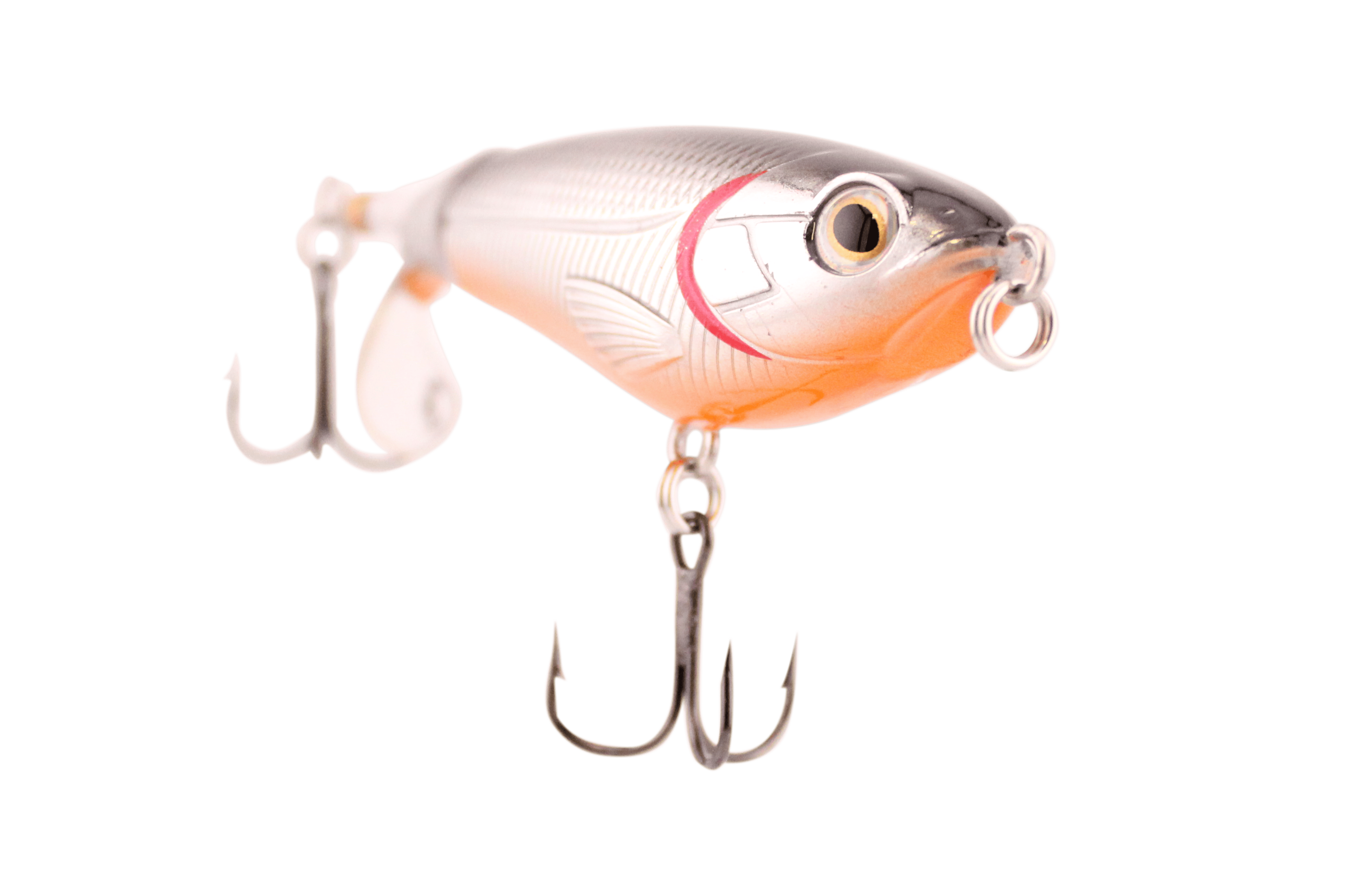 Livingston Lures Topwater Black Black Chrome Plopmaster