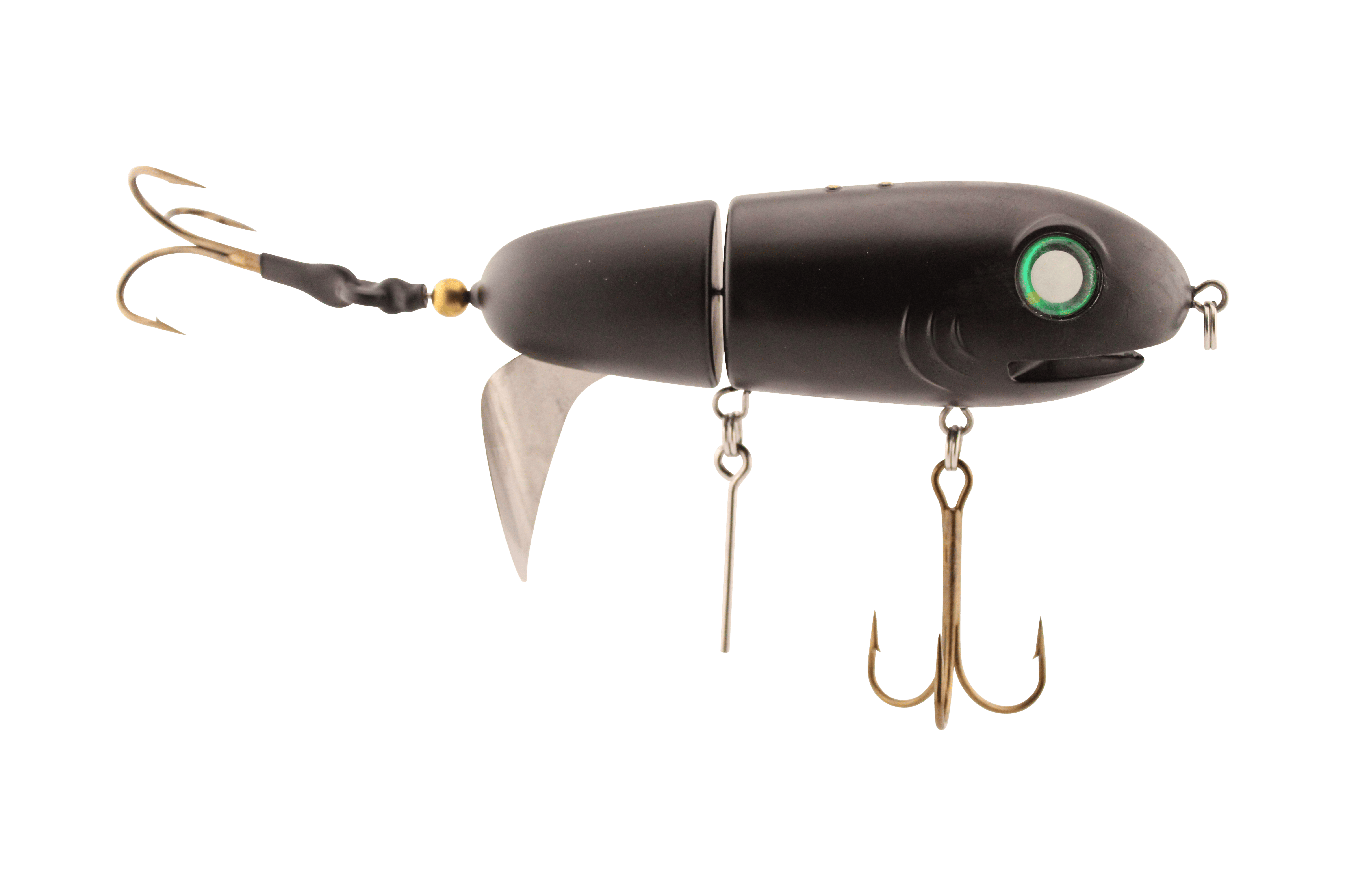 Livingston Lures Topwater Plopper Matte Black BigMakk