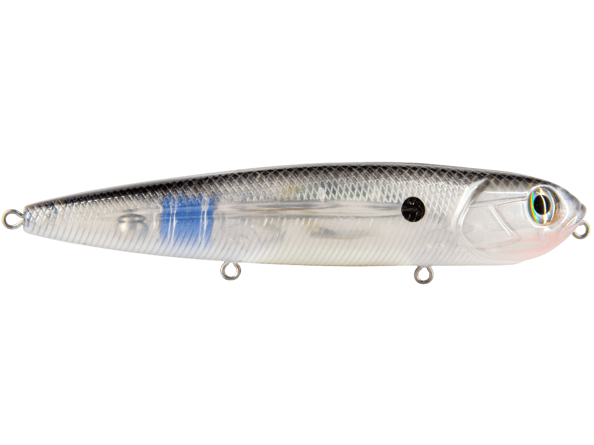 Livingston Lures Walking Baits Black Silver Shiner Walking Boss