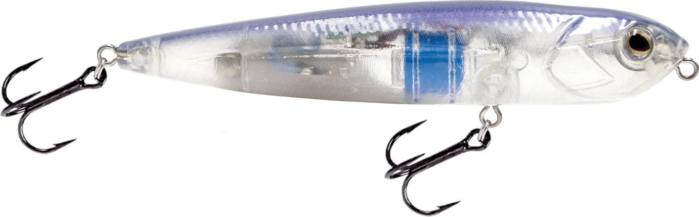 Livingston Lures Walking Baits Pro Blue Walking Boss Jr. 4"