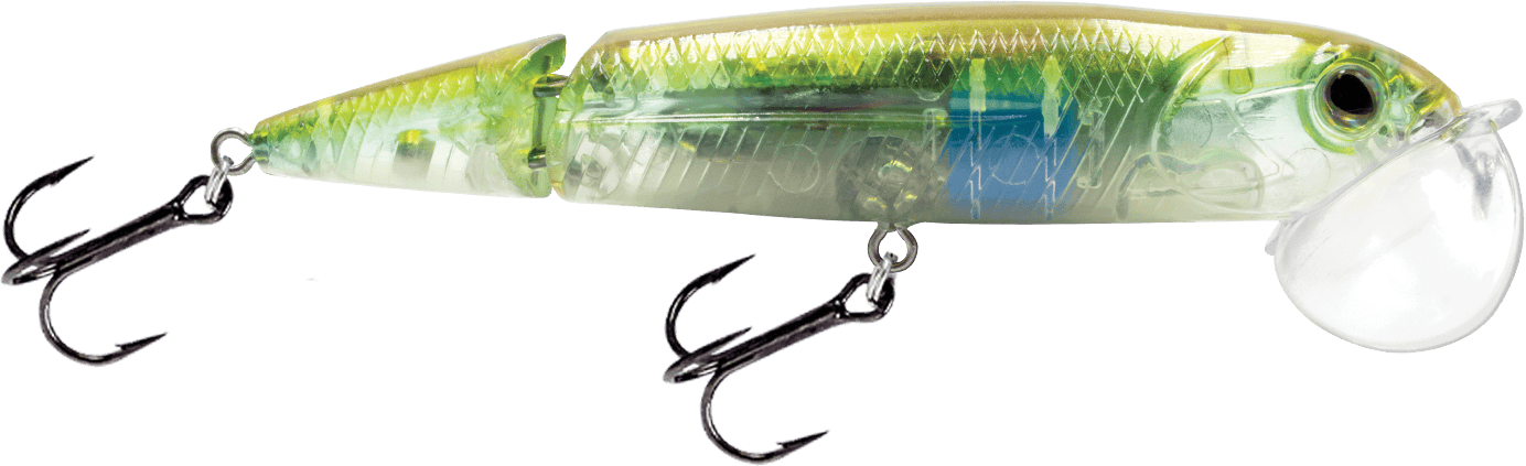 Livingston Lures Walking Baits Pro Green Walking Boss II Jr.4"