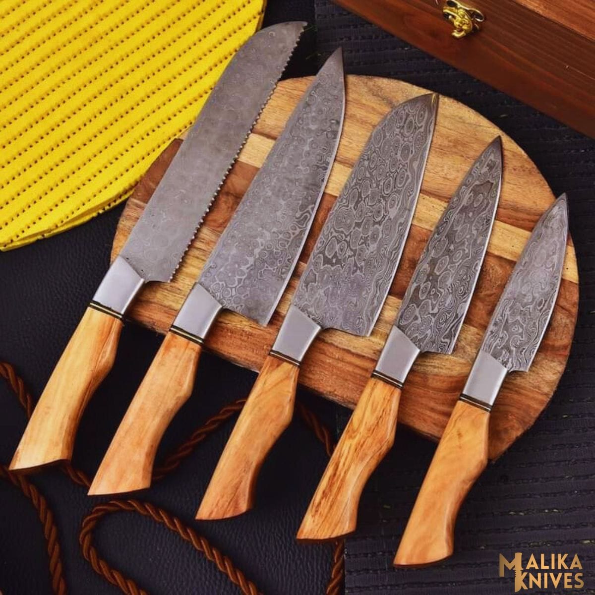 MALIKA KNIVES simple Affordable kitchen knife set with exceptional performance-0208