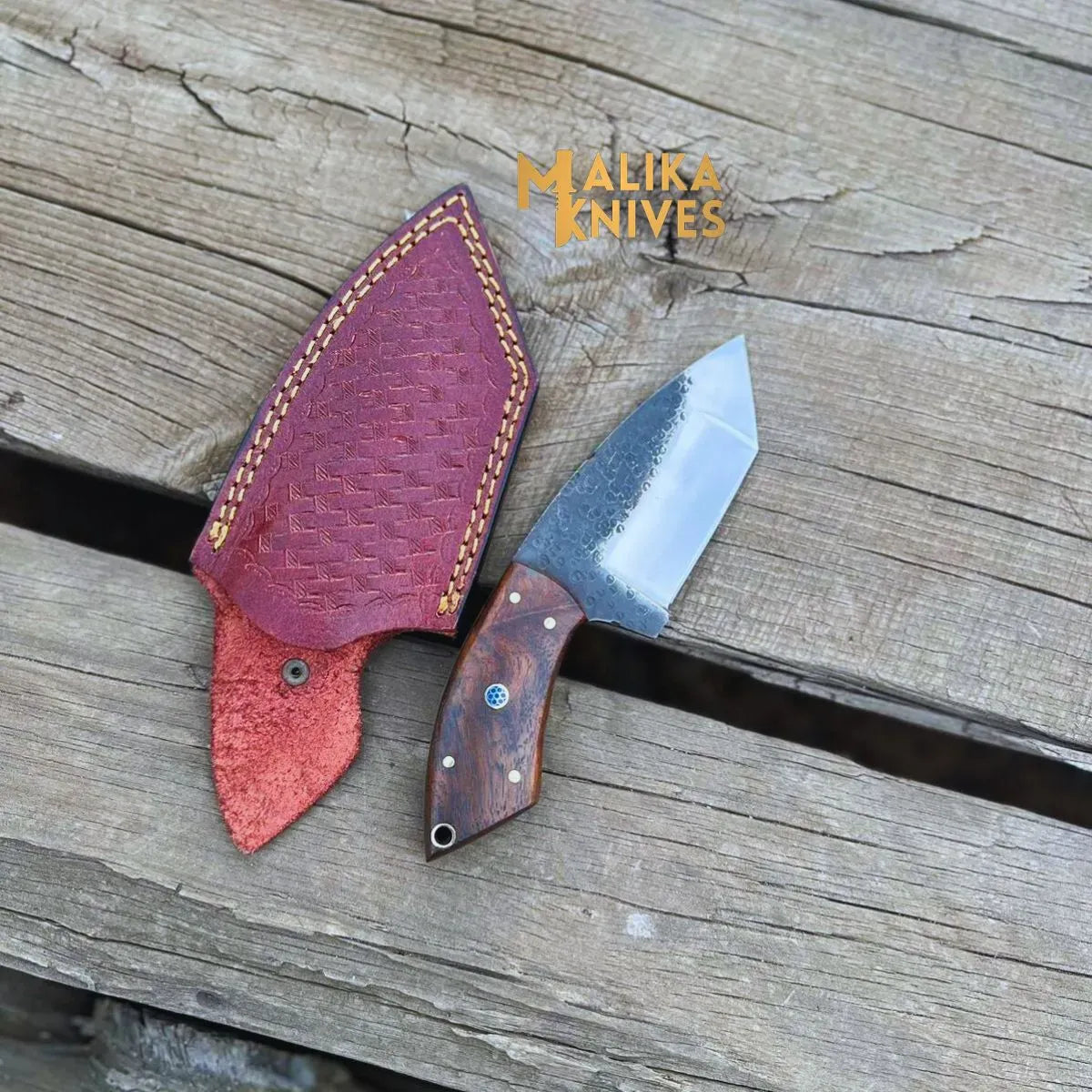 MALIKA KNIVES simple Compact Urban Skinner Knife: The Ultimate EDC Tool for Modern City Survival-0029