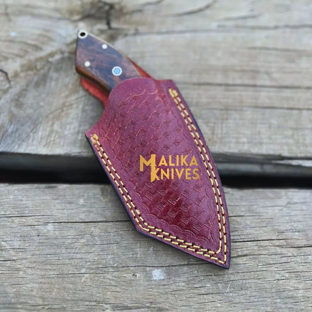 MALIKA KNIVES simple Compact Urban Skinner Knife: The Ultimate EDC Tool for Modern City Survival-0029
