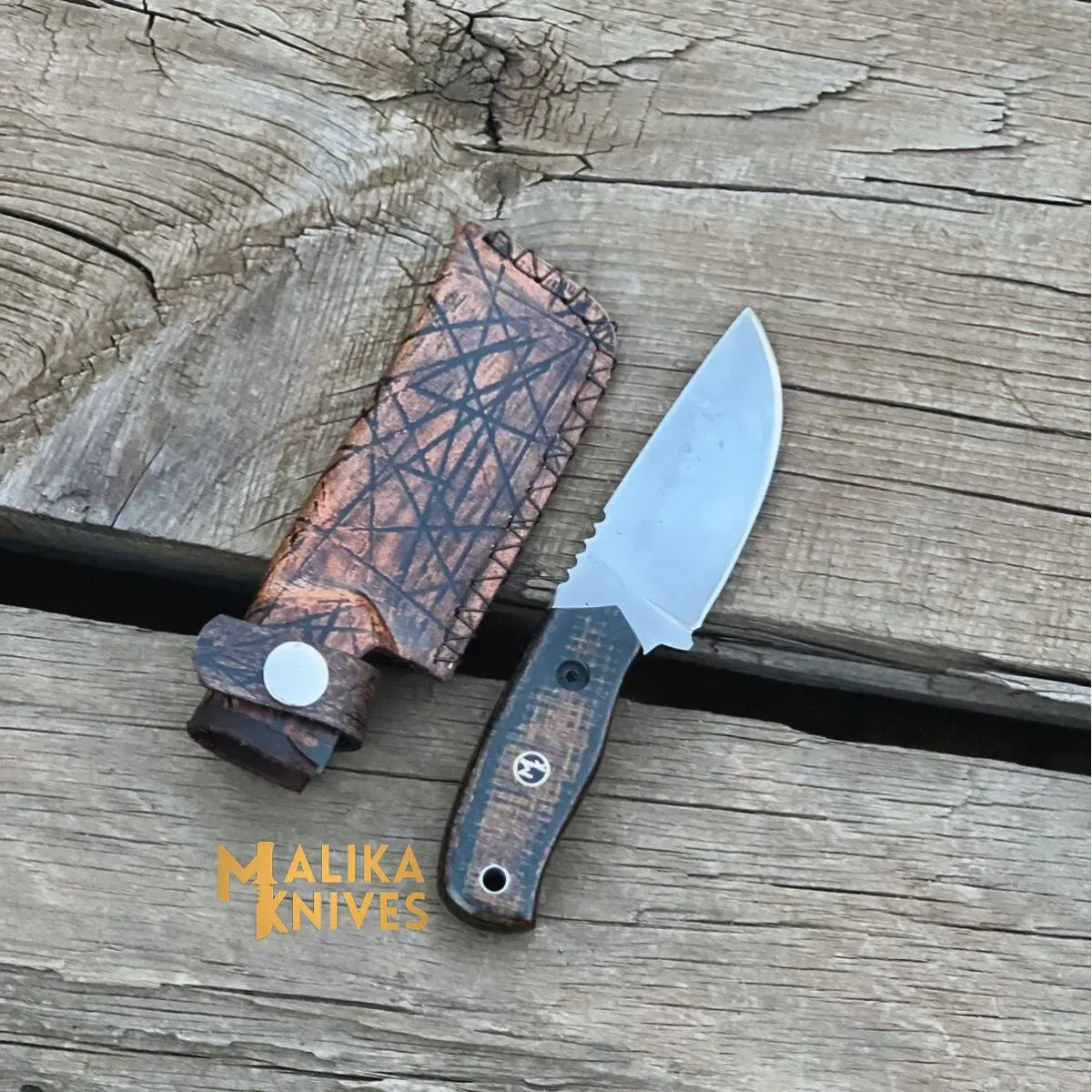 MALIKA KNIVES simple The Ultimate Straight Back EDC Knife for Everyday Precision & Durability-0035