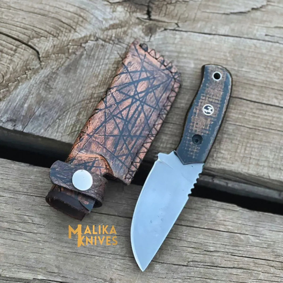 MALIKA KNIVES simple The Ultimate Straight Back EDC Knife for Everyday Precision & Durability-0035