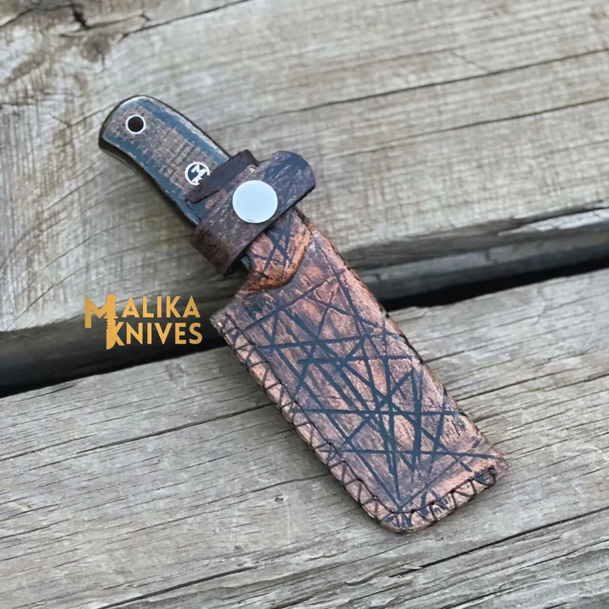 MALIKA KNIVES simple The Ultimate Straight Back EDC Knife for Everyday Precision & Durability-0035