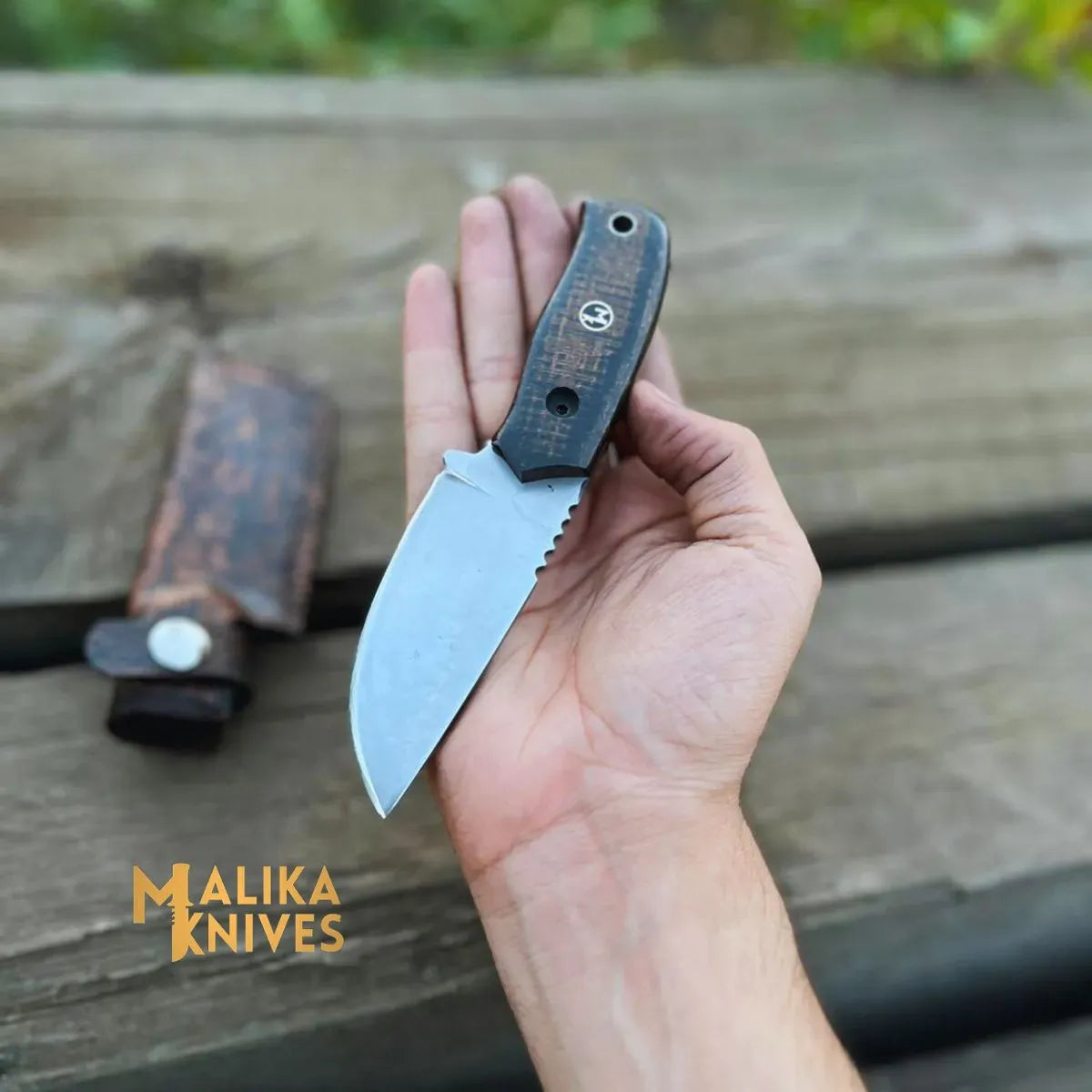 MALIKA KNIVES simple The Ultimate Straight Back EDC Knife for Everyday Precision & Durability-0035