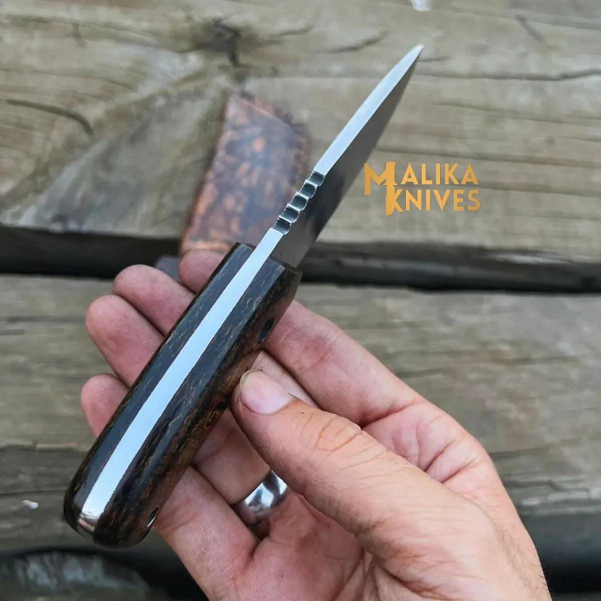 MALIKA KNIVES simple The Ultimate Straight Back EDC Knife for Everyday Precision & Durability-0035