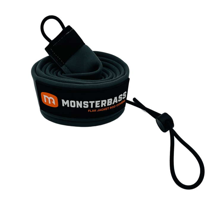 MONSTERBASS Accessories Casting / Grey Flak Jacket Rod Covers: Spinning & Casting