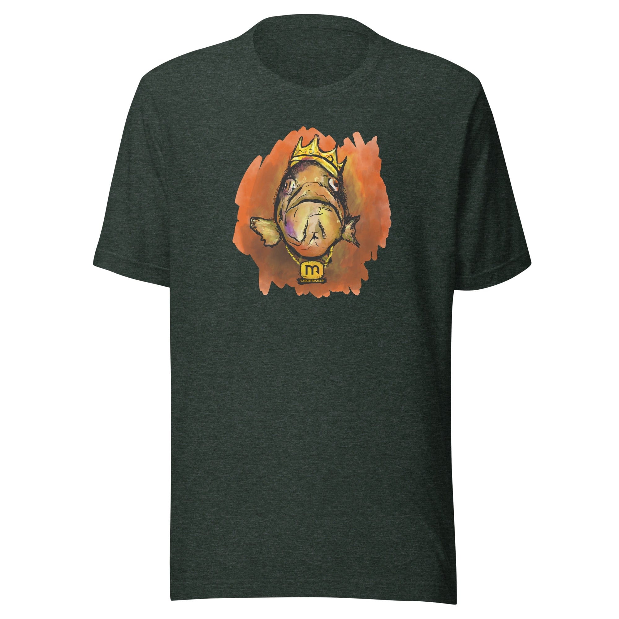 MONSTERBASS. Apparel Heather Forest / S Largie Smalls