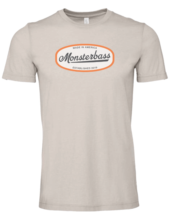 MONSTERBASS Apparel M Retro Logo Tee