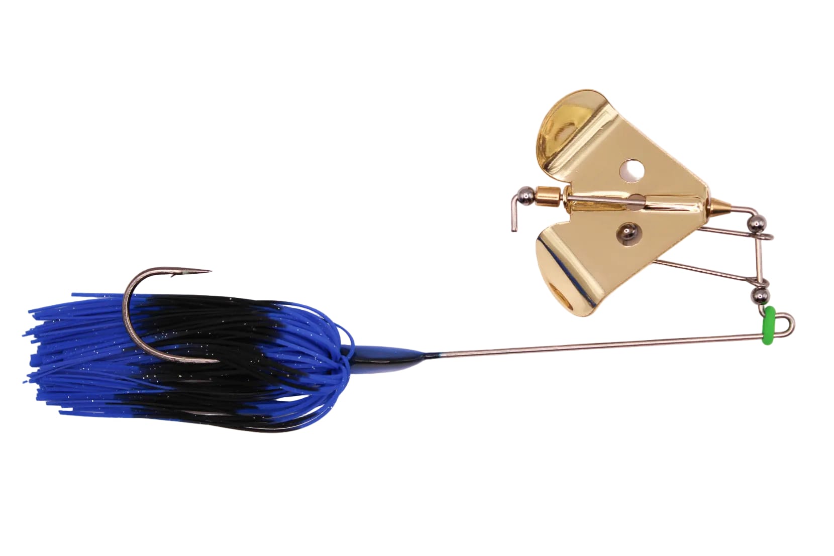 MONSTERBASS Buzzbaits Black & Blue w/ Gold Blade The Buzzsaw - Tournament Series Buzzbait