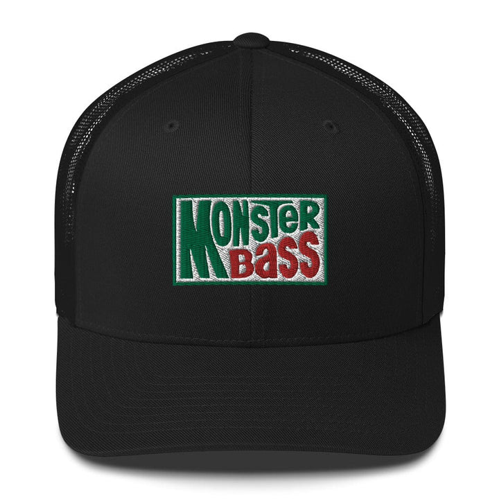 MONSTERBASS Hats Black MONSTER/BASS Trucker Cap