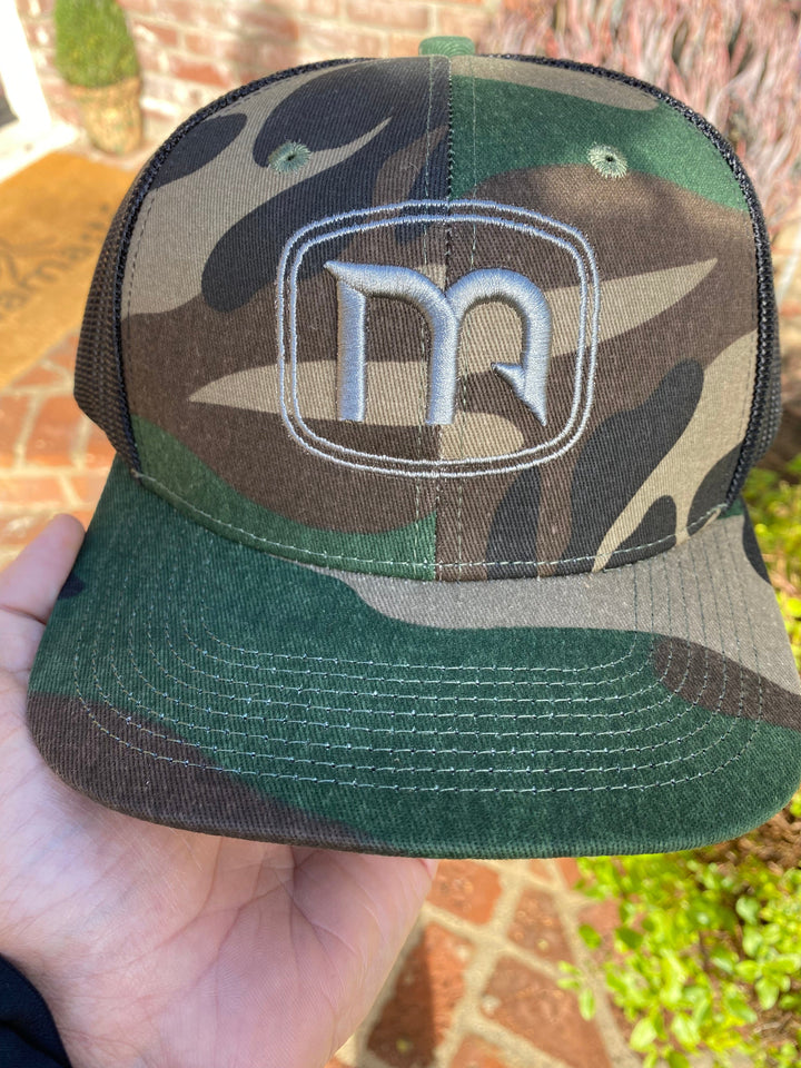 MONSTERBASS Hats Camouflage M Logo Hat