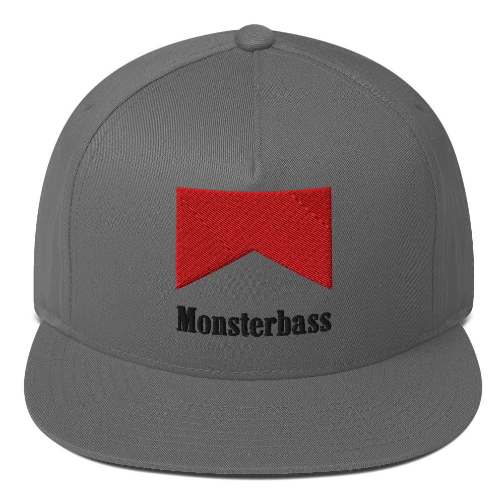 MONSTERBASS Hats Grey Monsterboro Flat Bill Hat