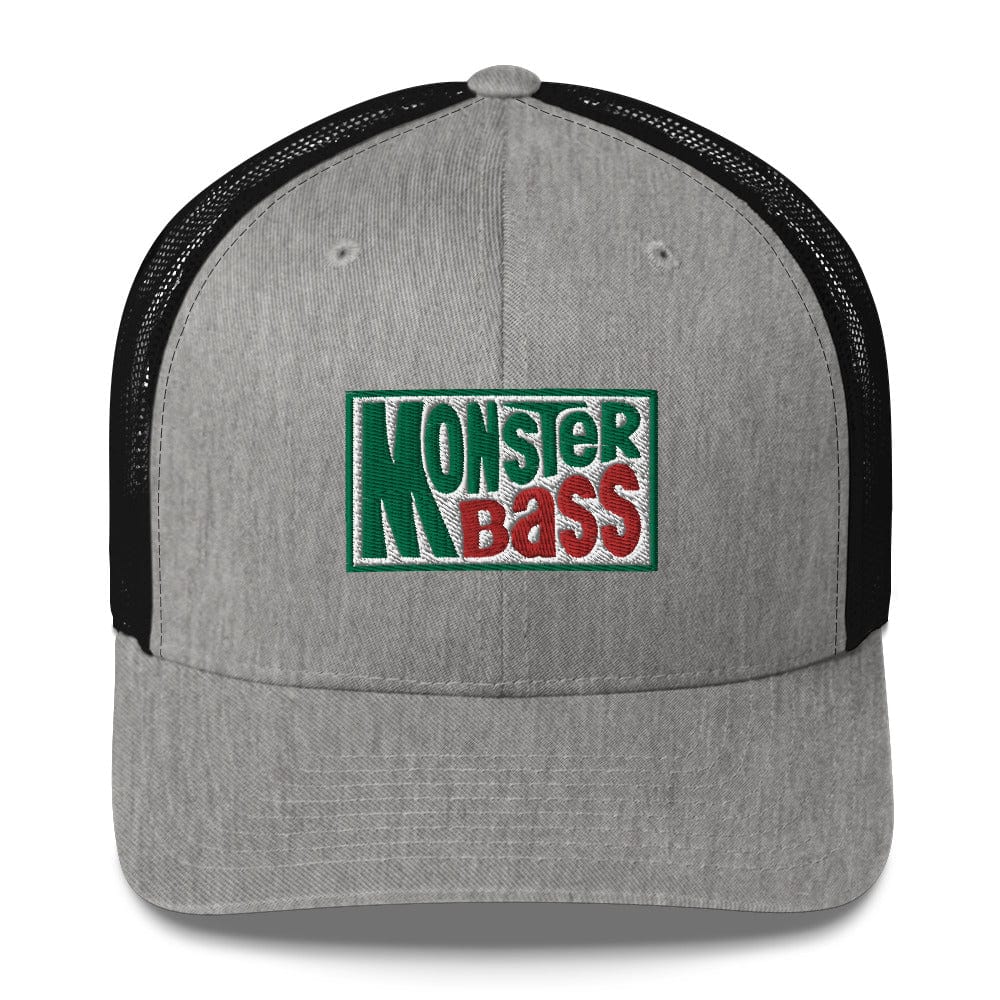 MONSTERBASS Hats Heather/ Black MONSTER/BASS Trucker Cap