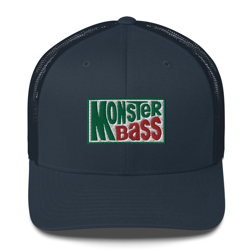 MONSTERBASS Hats Navy MONSTER/BASS Trucker Cap