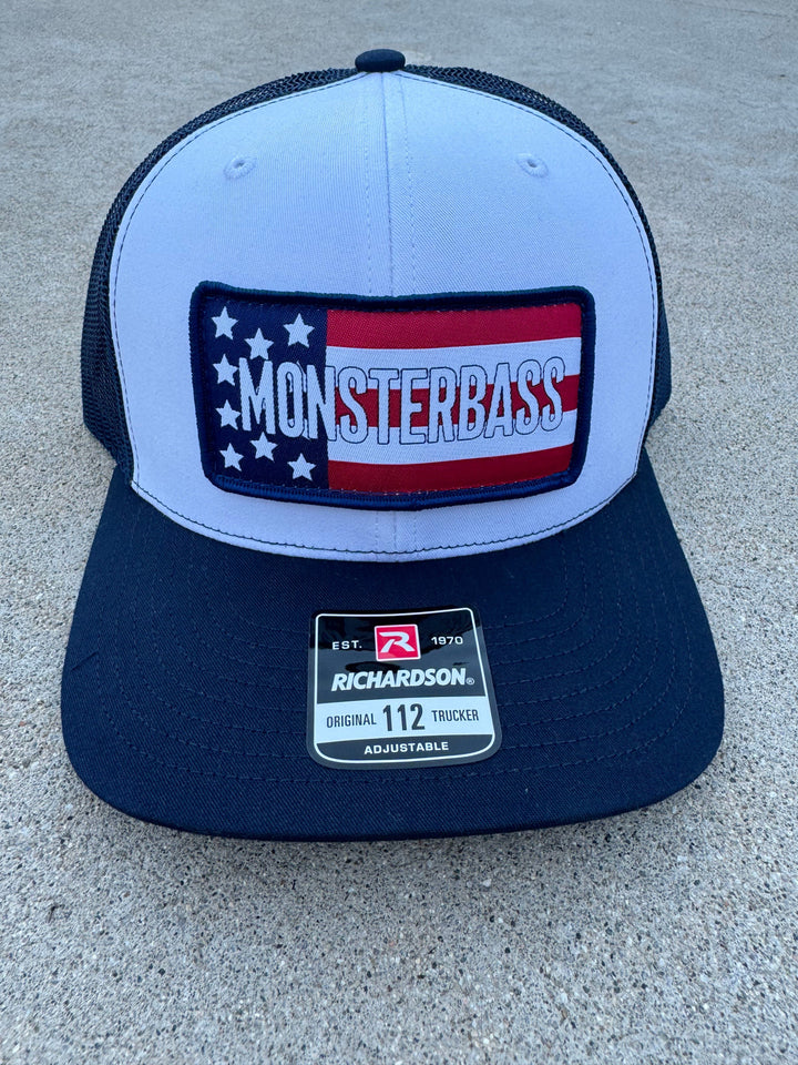 MONSTERBASS Hats Stars & Stripes Trucker Hat