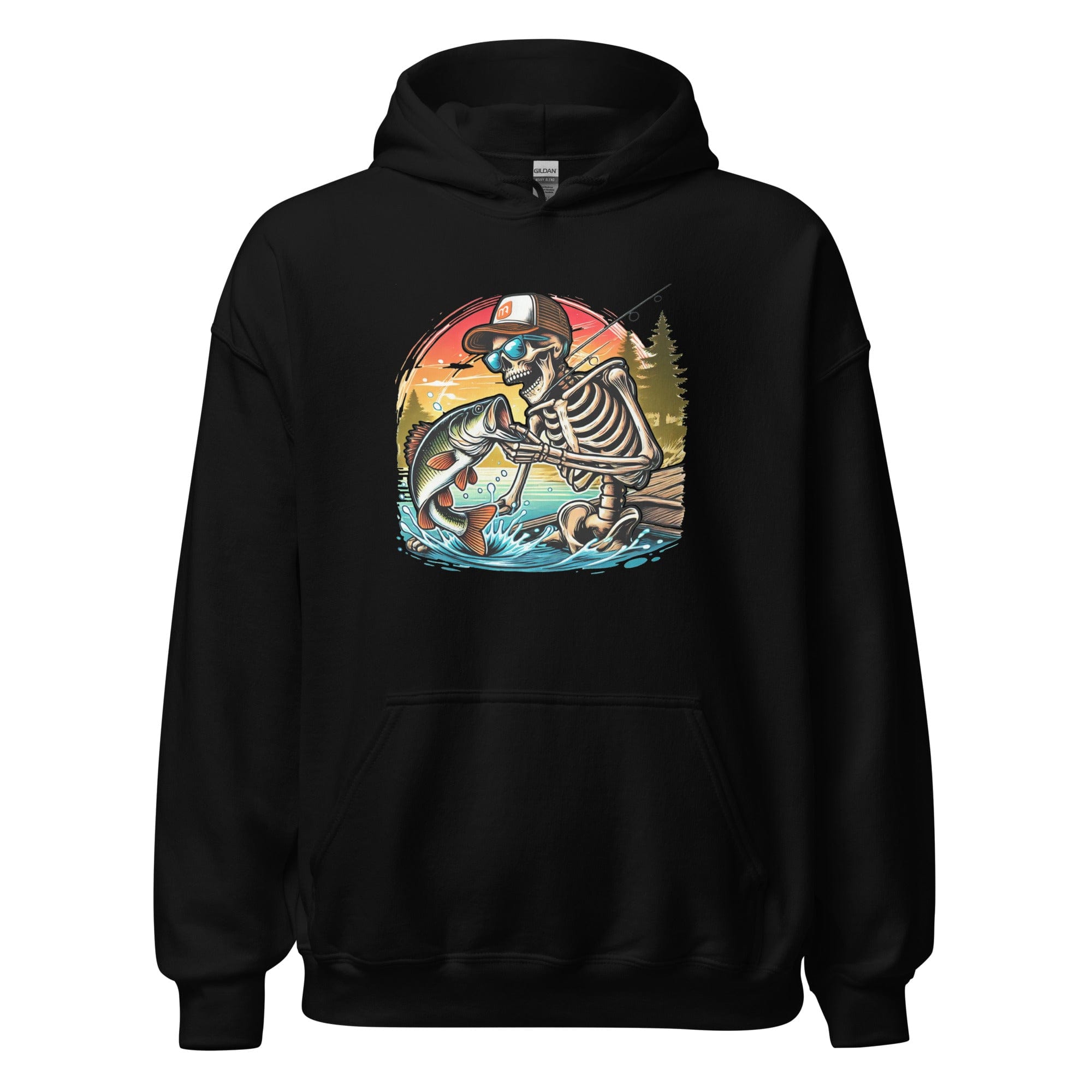MONSTERBASS. Hoodies & Outerwear Black / S Fishing is Life Hoodie