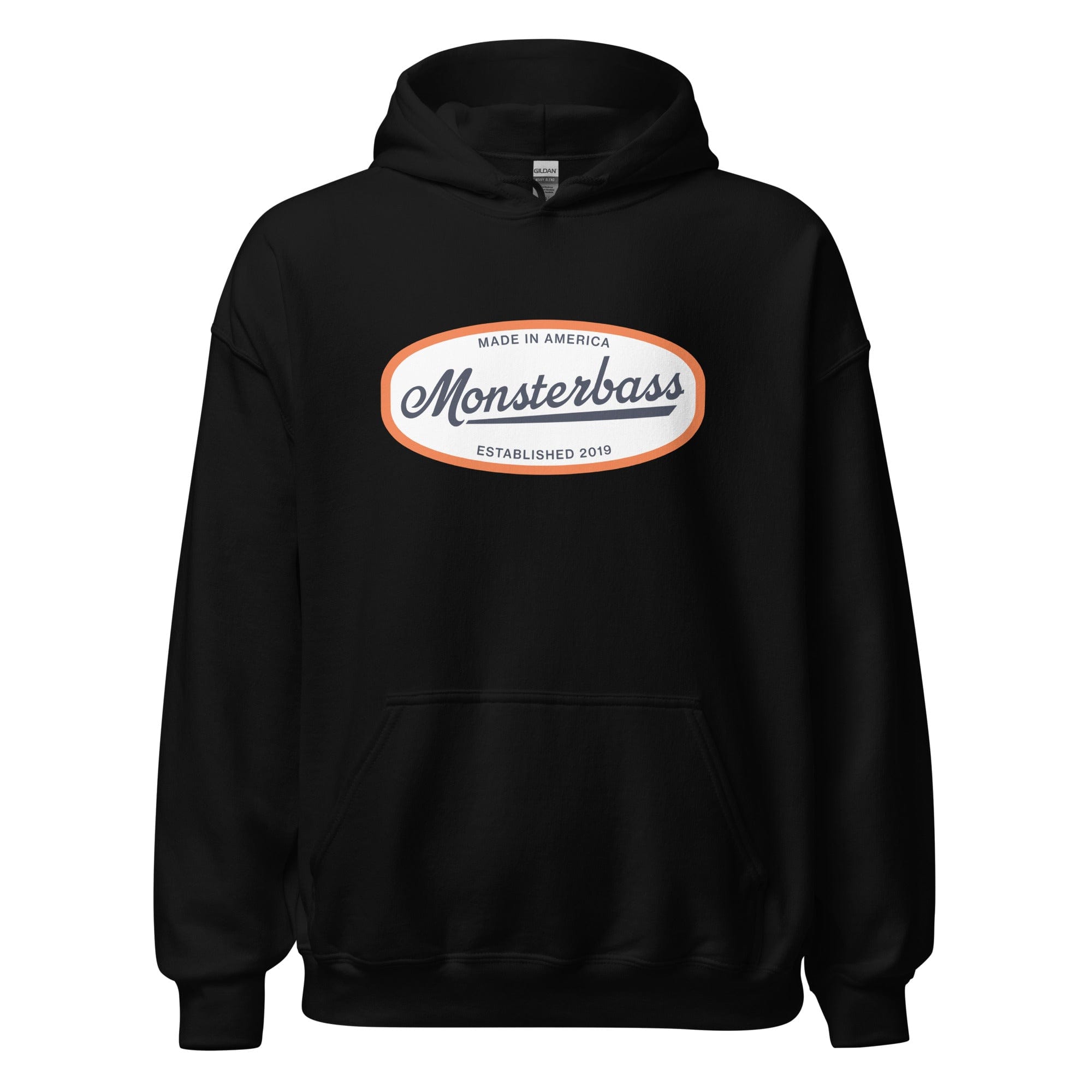 MONSTERBASS Hoodies & Outerwear Black / S Retro Logo Hoodie