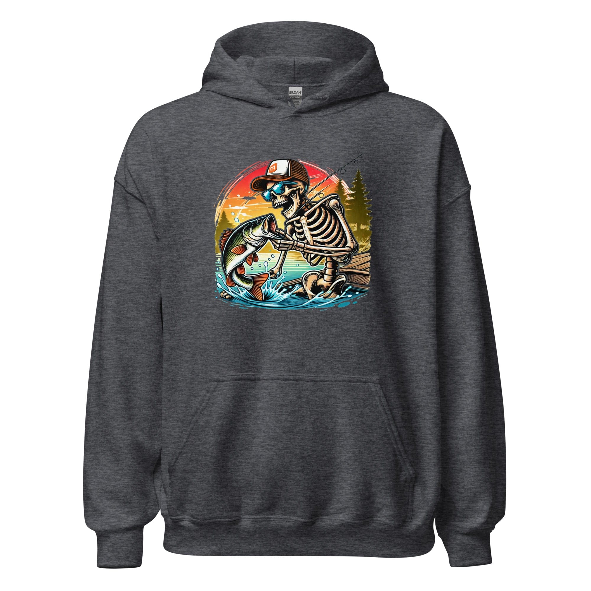 MONSTERBASS. Hoodies & Outerwear Dark Heather / S Fishing is Life Hoodie