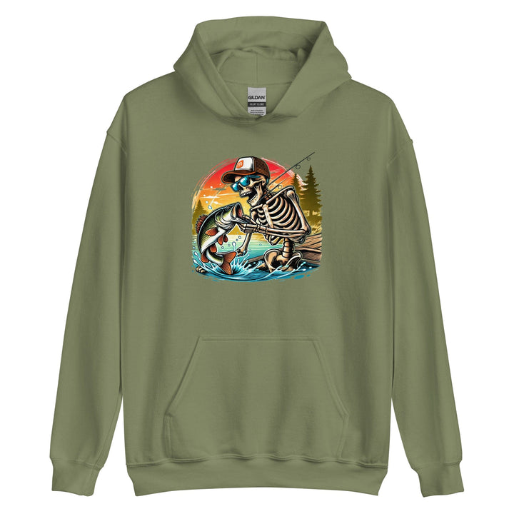 MONSTERBASS Hoodies & Outerwear Military Green / S Fishing is Life Hoodie