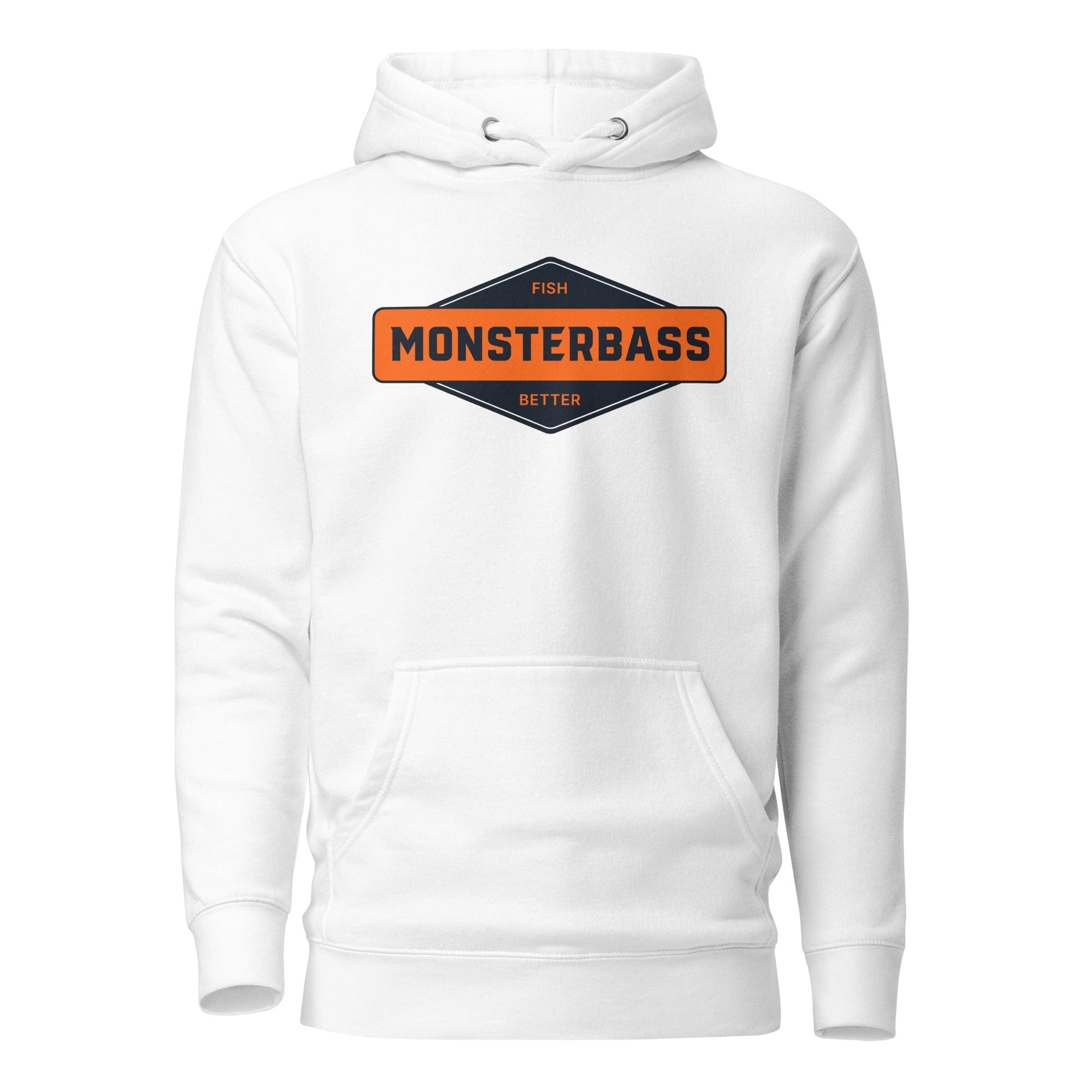 MONSTERBASS. Hoodies & Outerwear White / S Fish Better Hoodie