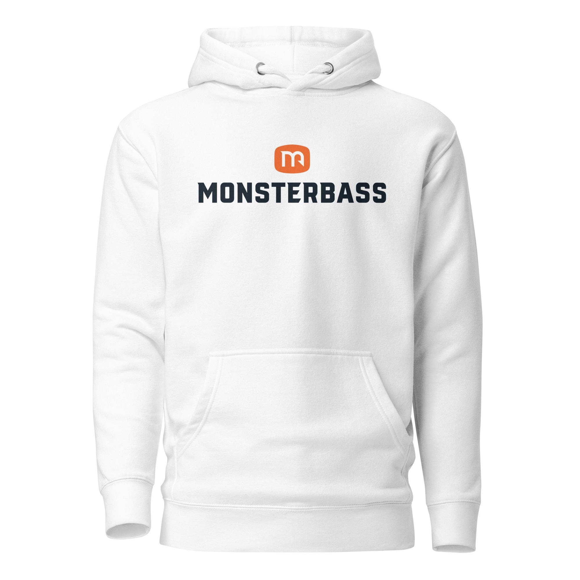 MONSTERBASS. Hoodies & Outerwear White / S MONSTERBASS Logo Hoodie