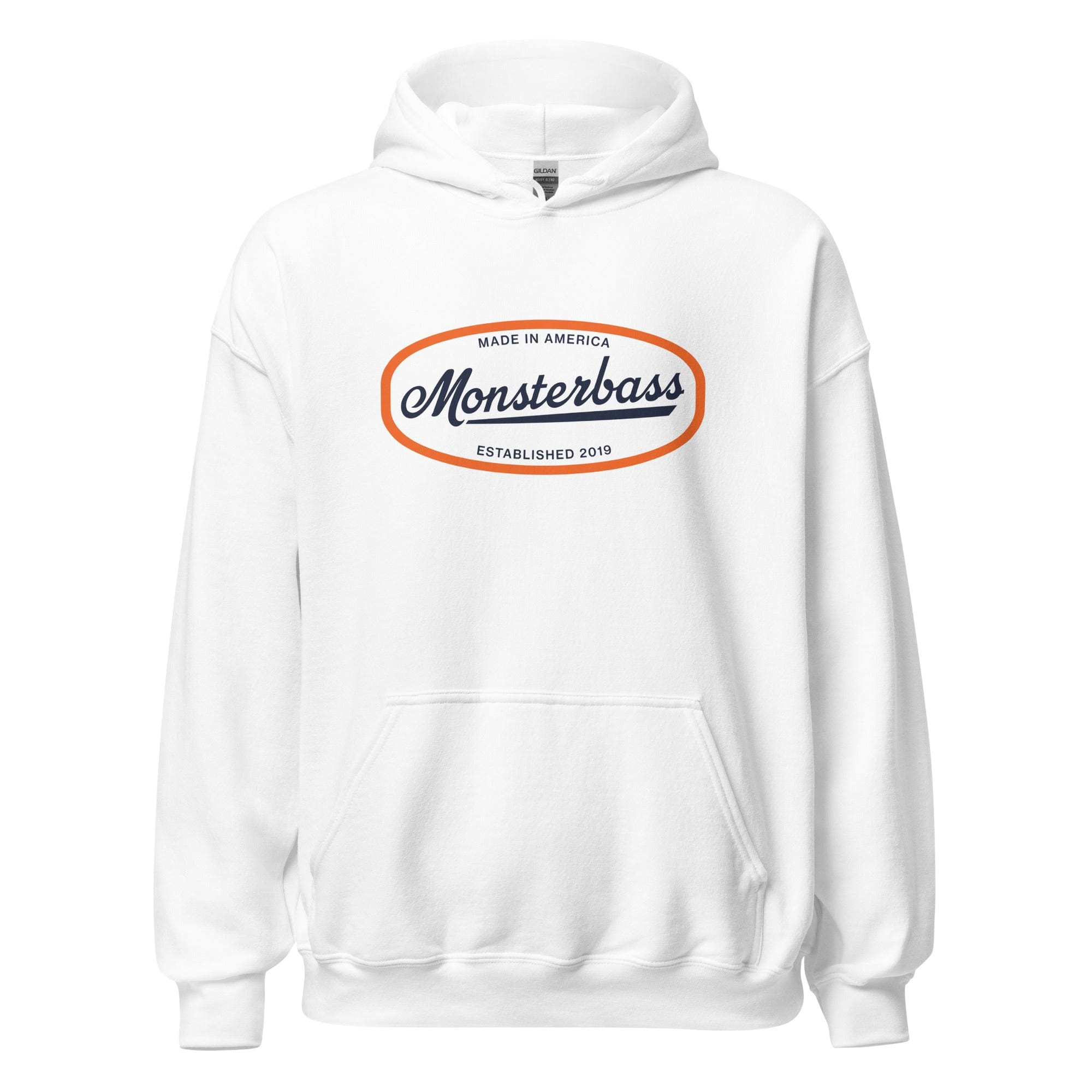 MONSTERBASS Hoodies & Outerwear White / S Retro Logo Hoodie