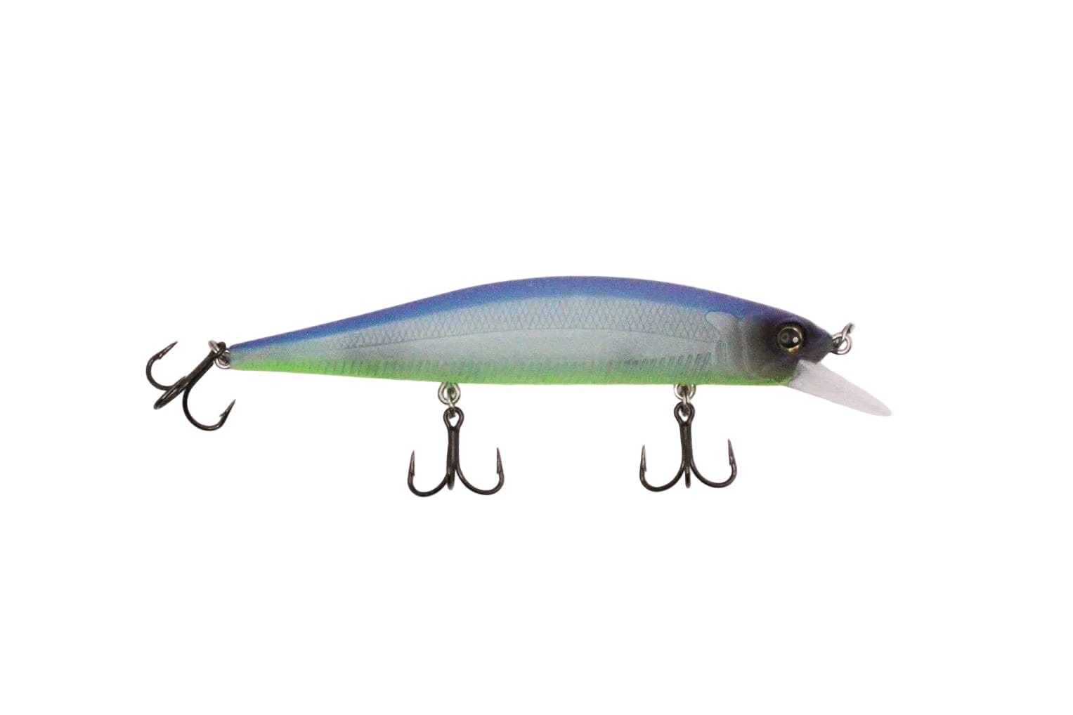 MONSTERBASS Jerkbaits Matte Pro Blue/Chart Ambush 110 Jerkbait | Tournament Series