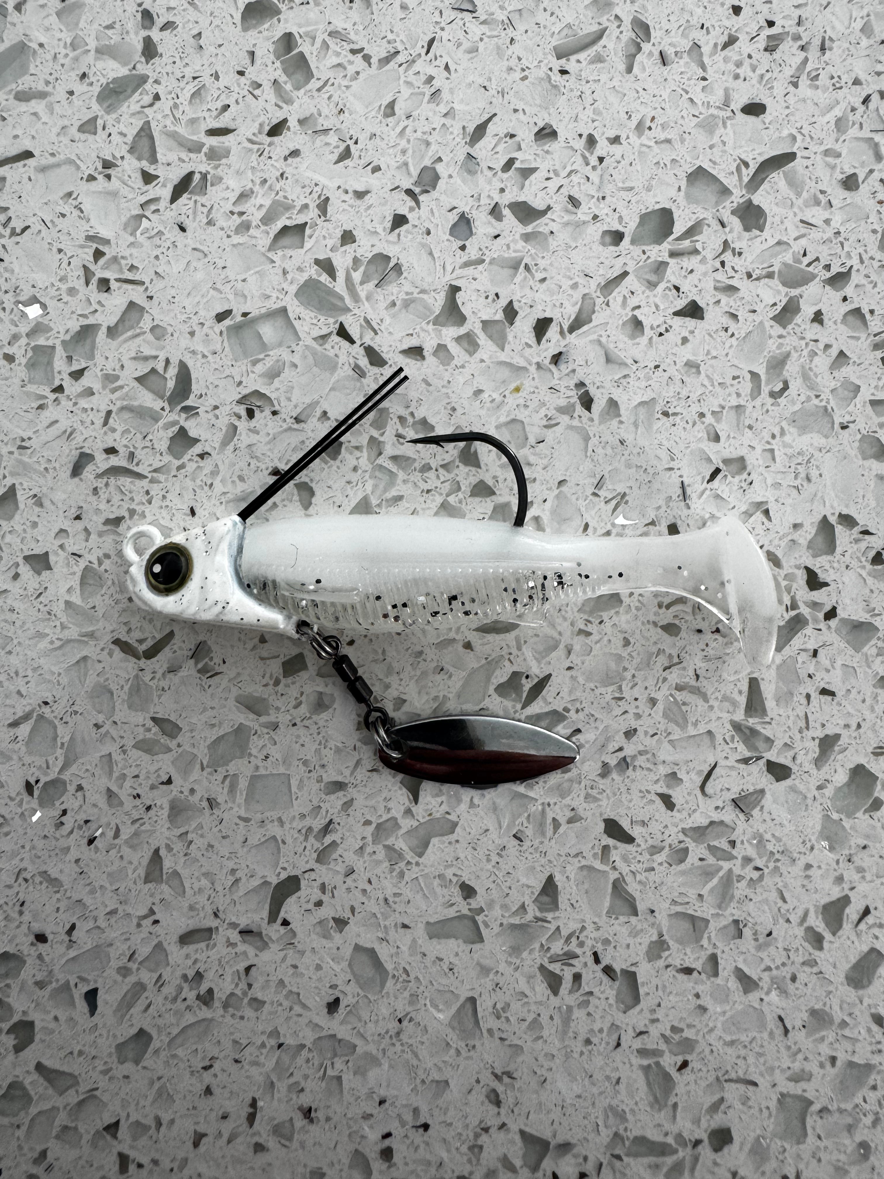 MONSTERBASS Jigs Pearl Flash The Raider | Tournament Series Underspin