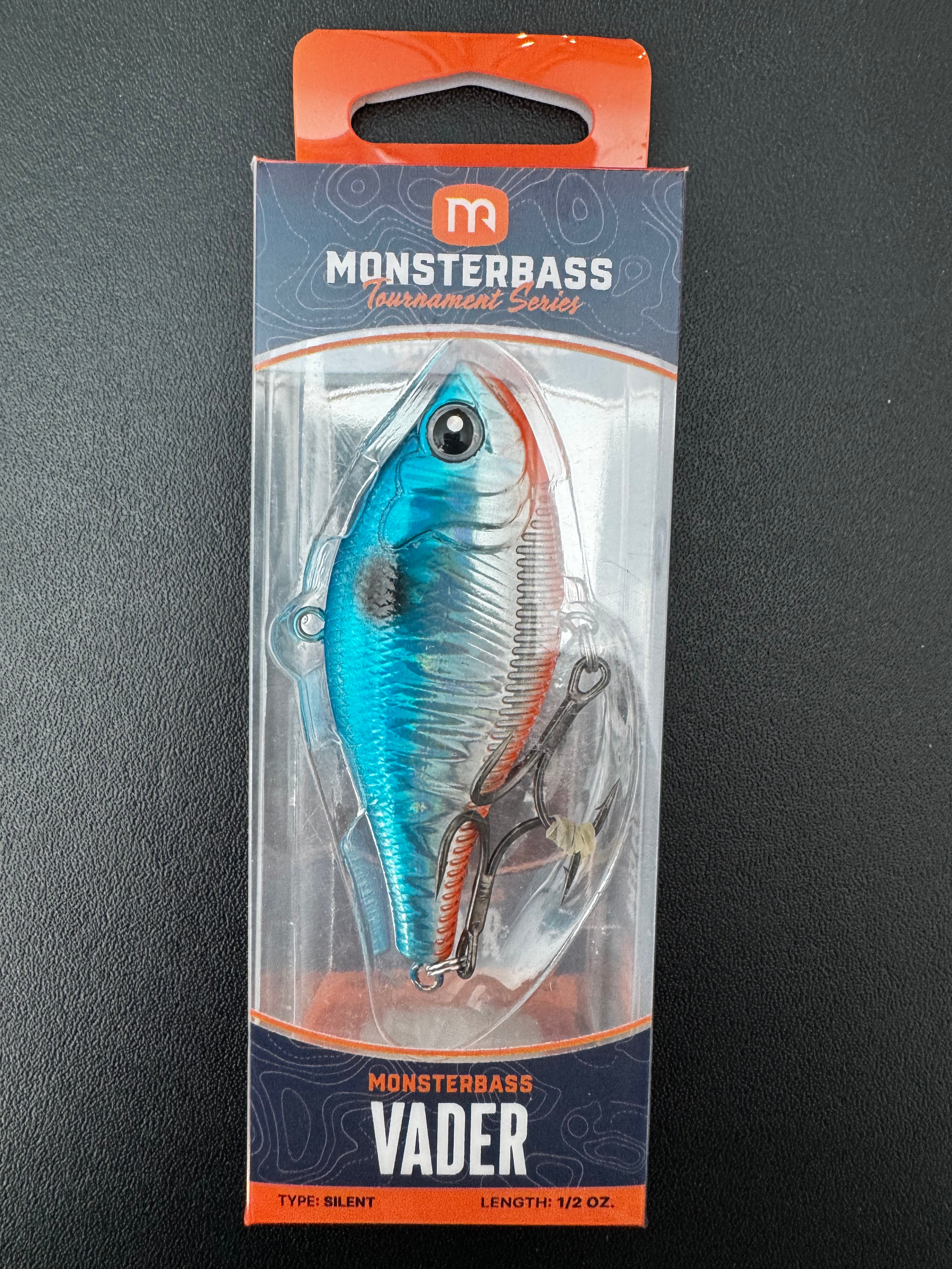 MONSTERBASS Lipless Crankbait Blue Chrome VADER