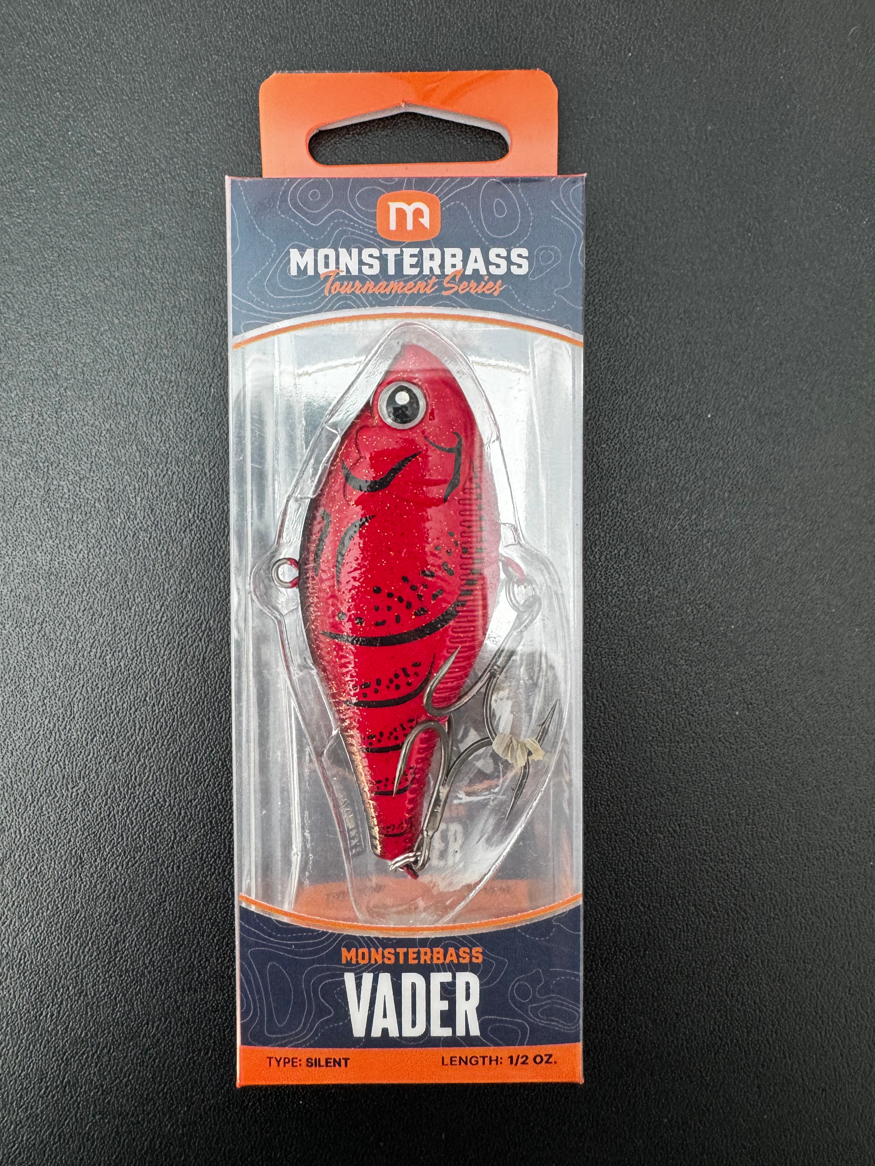 MONSTERBASS Lipless Crankbait Candy Apple Craw VADER