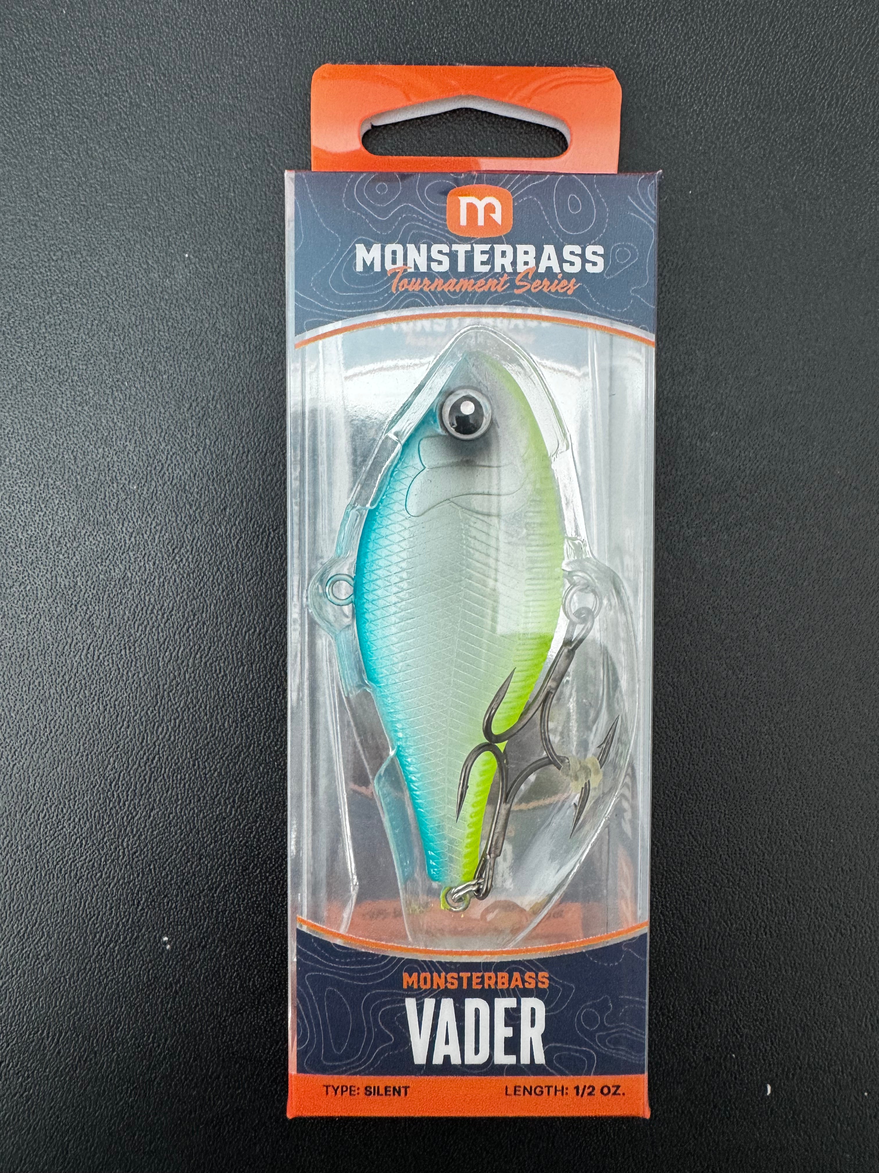 MONSTERBASS Lipless Crankbait Pro Blue Chartreuse VADER