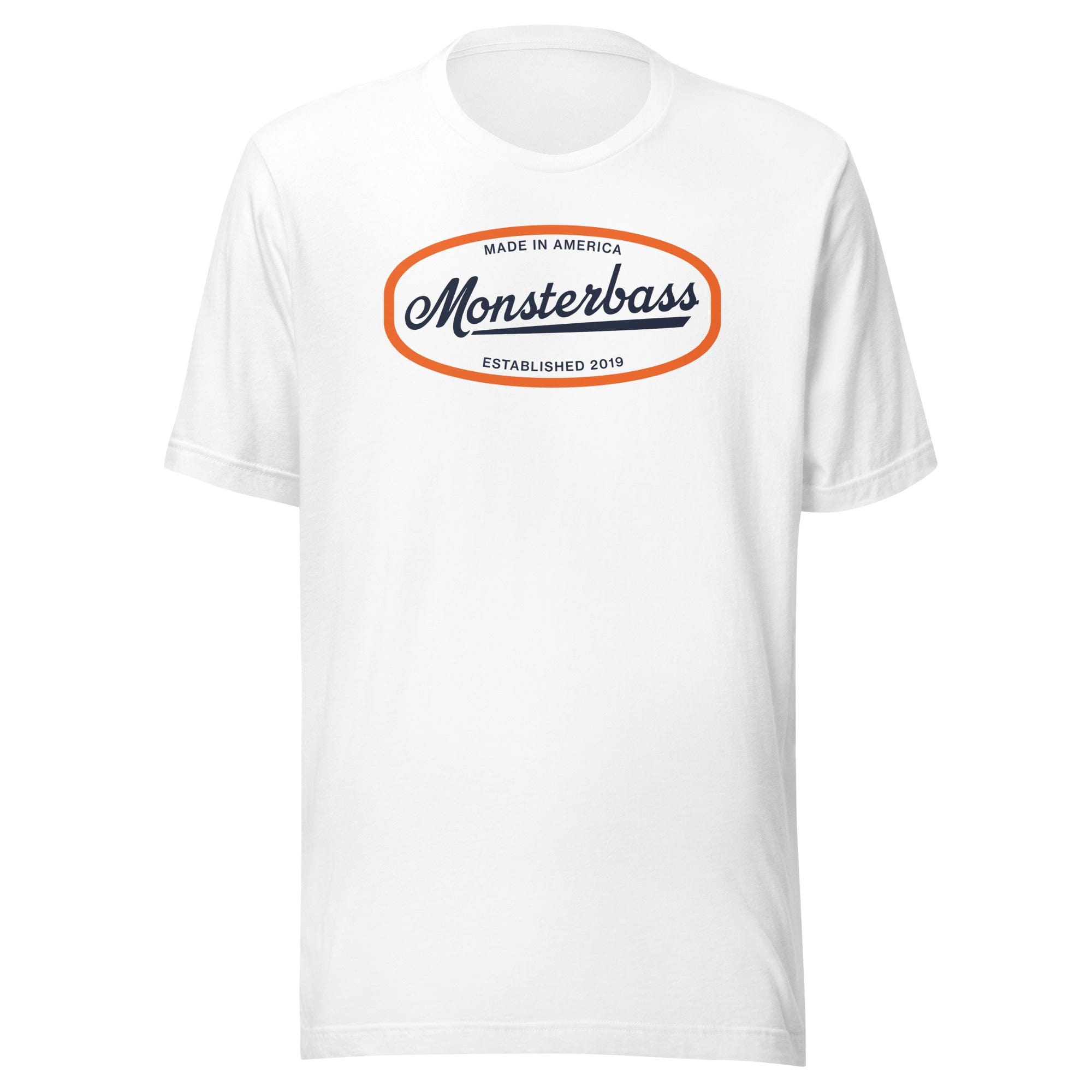 MONSTERBASS Shirts White / S Retro Logo Tee
