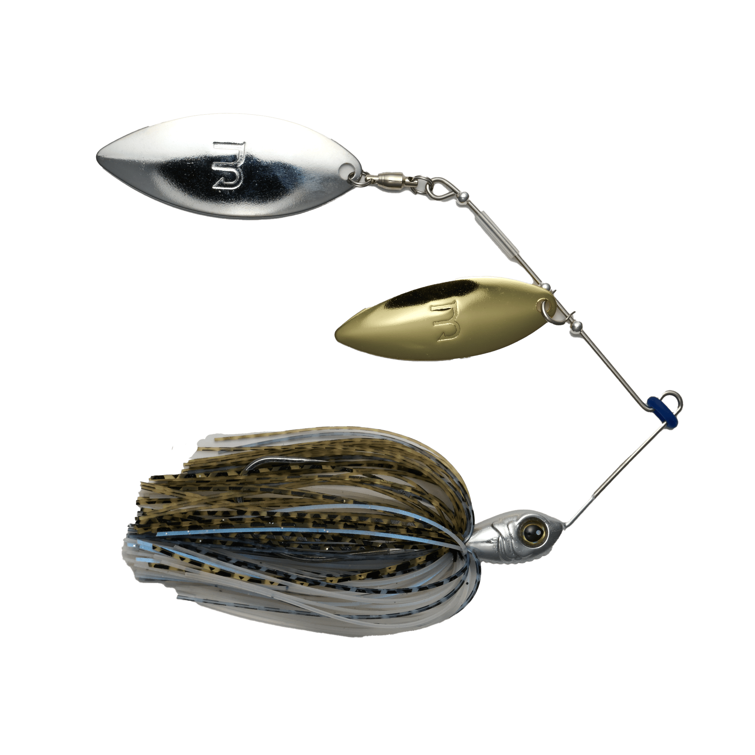 MONSTERBASS Spinnerbaits 3/8oz / Gizzard Blade Burner | Double Willow Spinnerbait