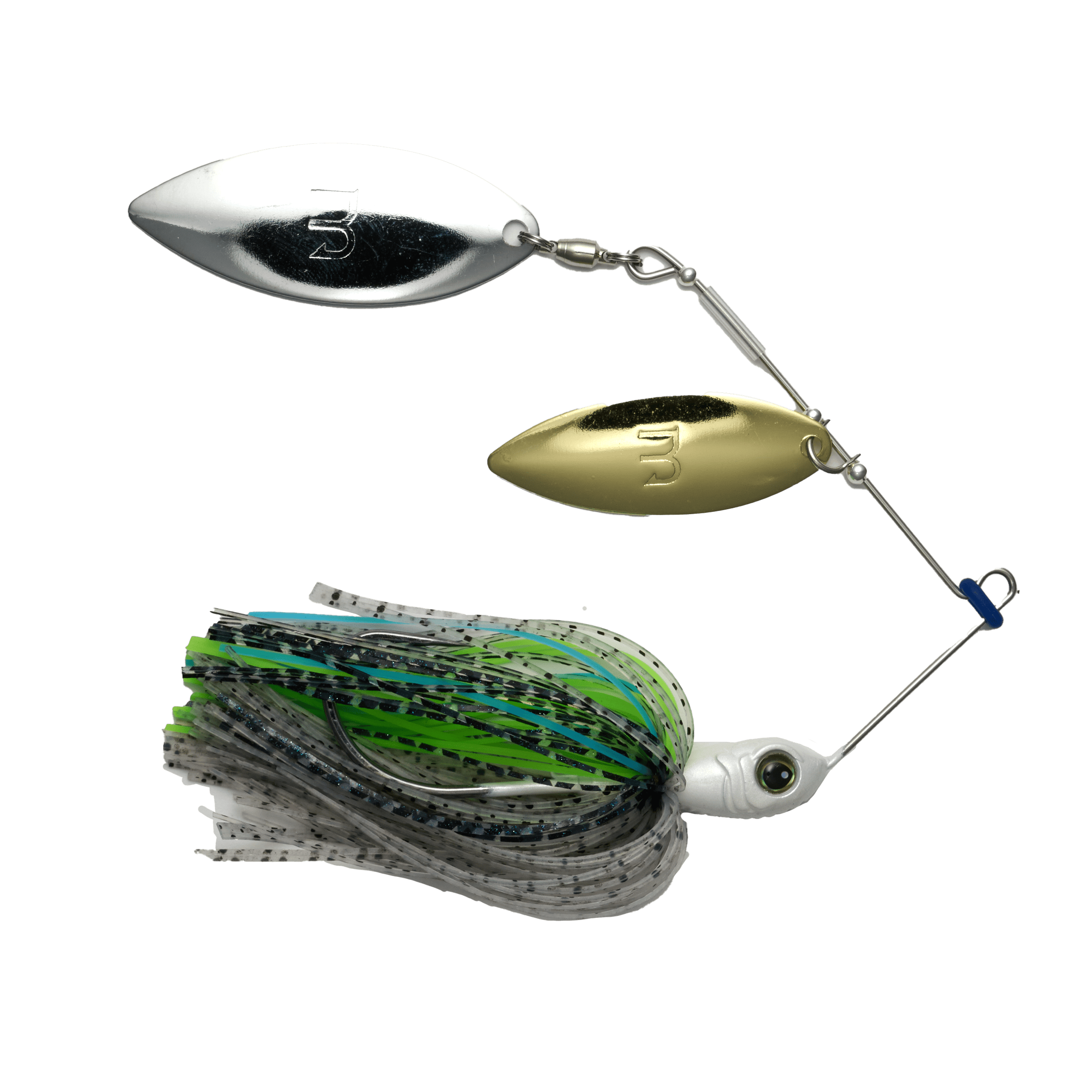 MONSTERBASS Spinnerbaits 3/8oz / Sexy Shad Blade Burner | Double Willow Spinnerbait
