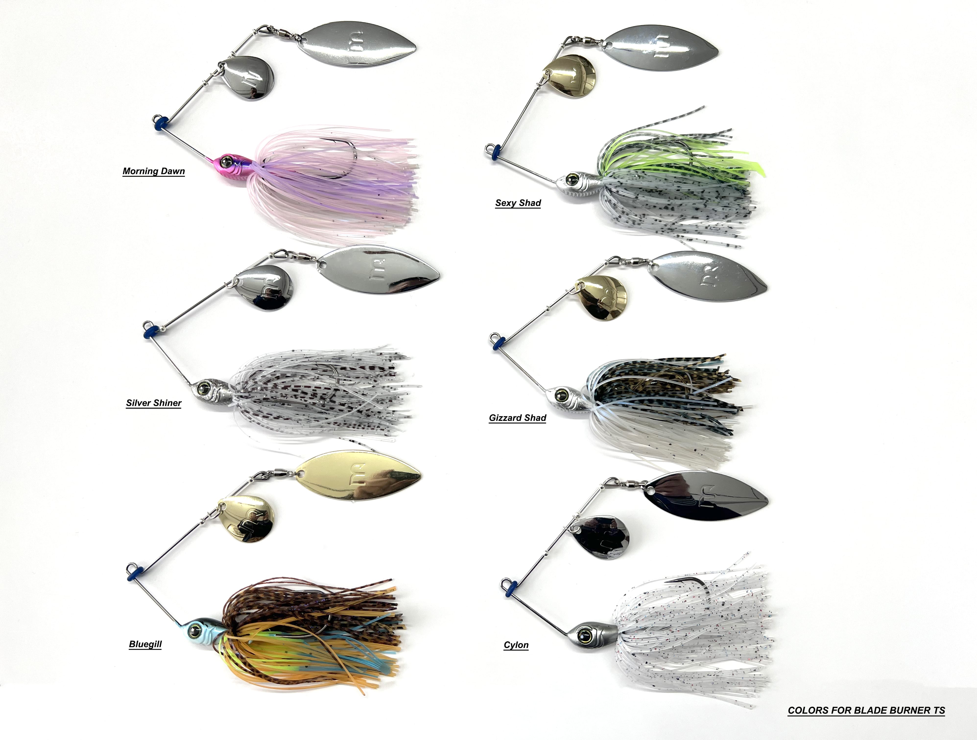 MONSTERBASS Spinnerbaits Blade Burner | Willow & Colorado Spinnerbait