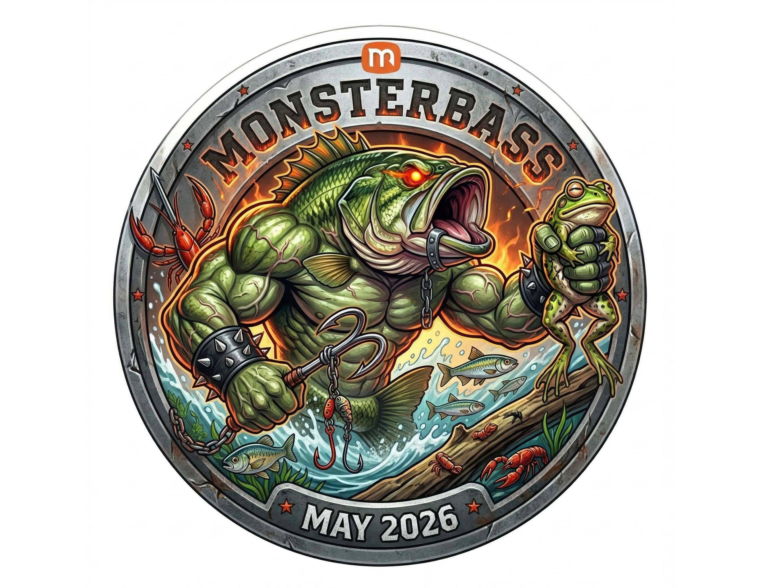 MONSTERBASS Stickers May 2026 Sticker
