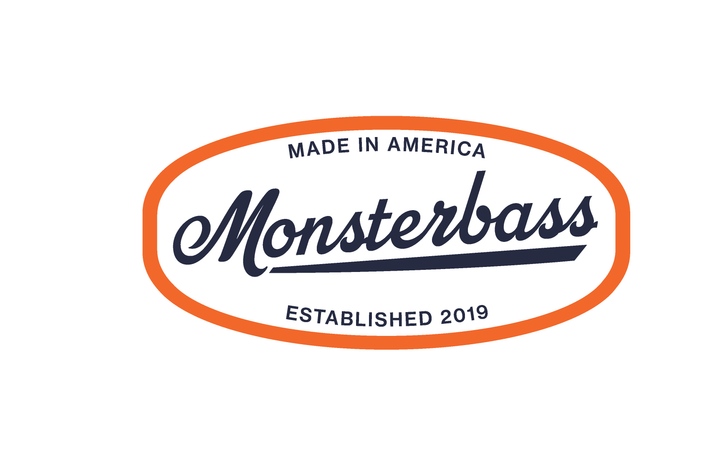 MONSTERBASS Stickers Retro Logo Sticker