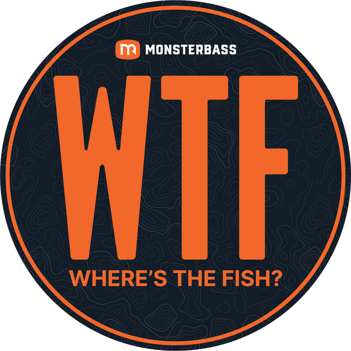 MONSTERBASS Stickers Where's The Fish Sticker