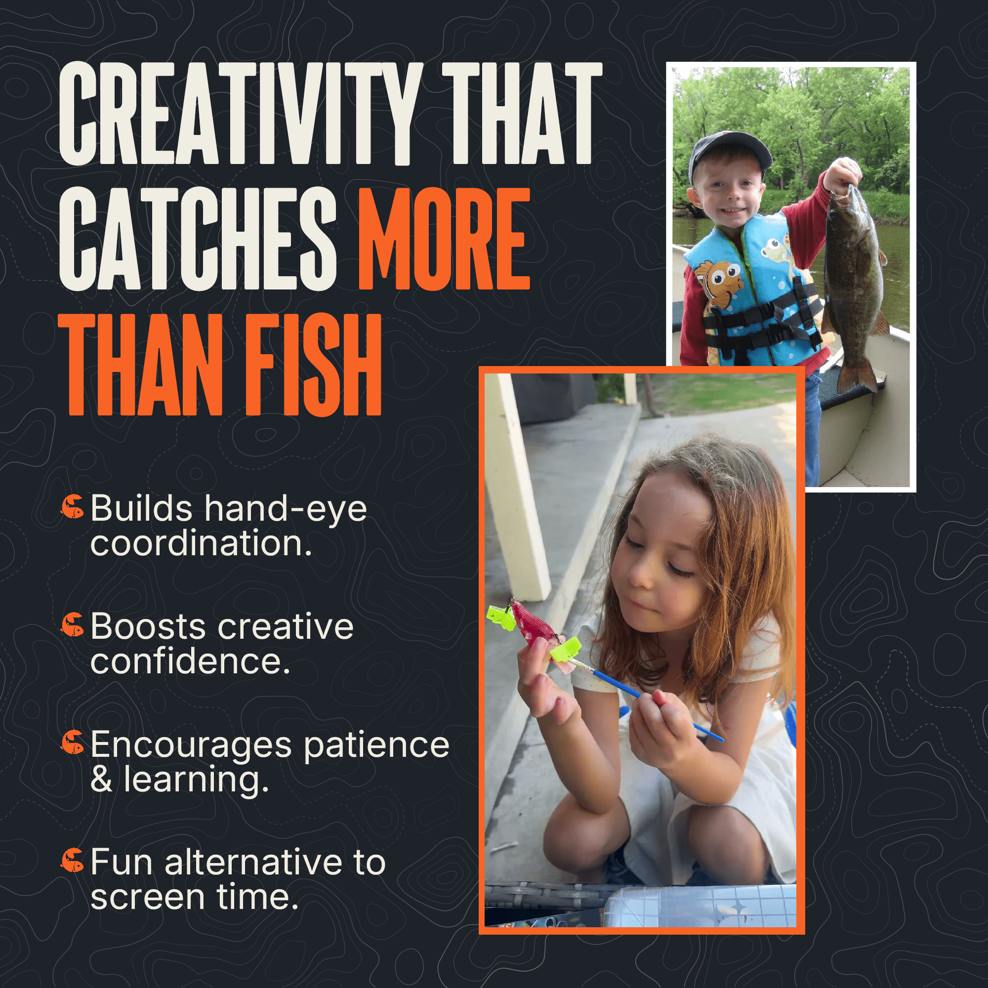 MONSTERBASS Subscription Box Create A Bait - Kid's Fishing Kit
