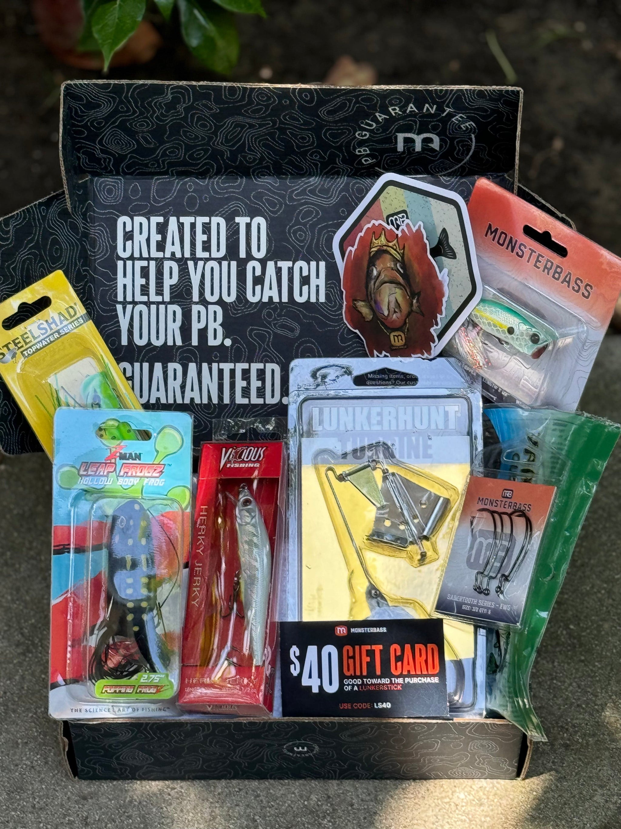 bass tackle box monthly Googan Squad Inside youll find lures The Dark Horse Tackle Box