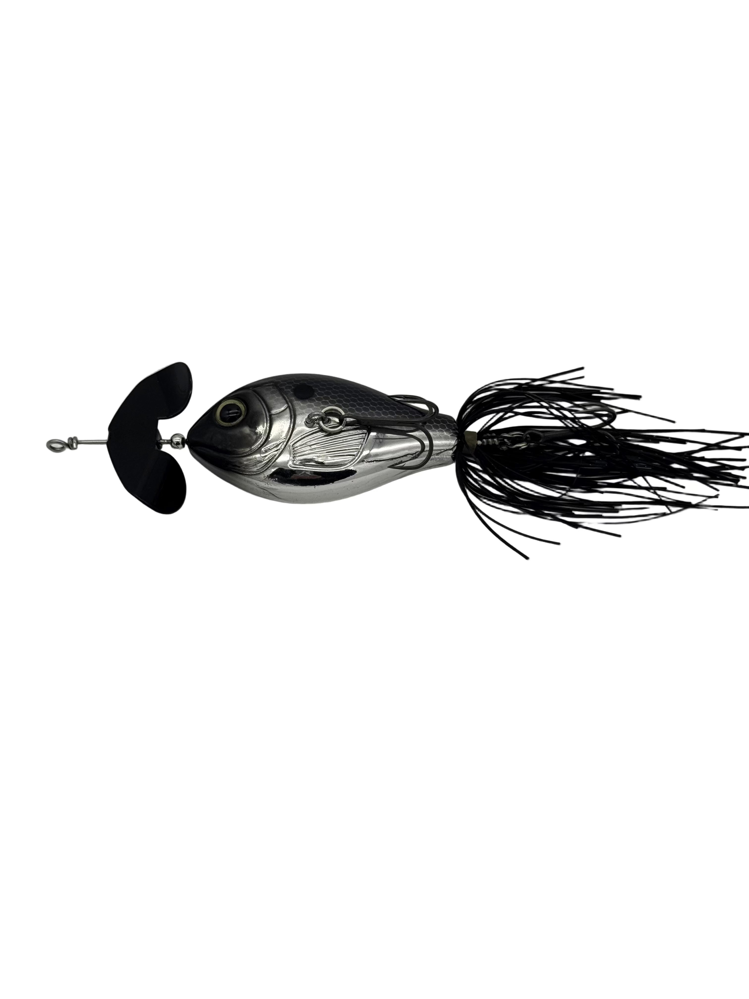 MONSTERBASS Topwater Black Chrome - Limited Drop of 100 The GRASSBURNER